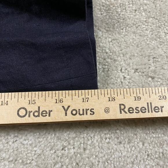 Cremieux Jacket Mens XL Navy Linen Blazer Suit Wedding Formal Preppy Lightweight - Picture 8 of 9